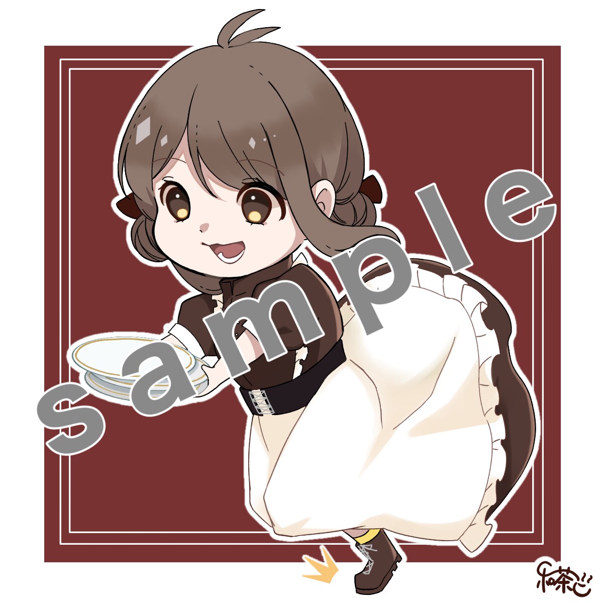 SNS用アイコン作成します アイコン枠を活かしたちょっと遊び心のあるイラストを作成します イメージ4
