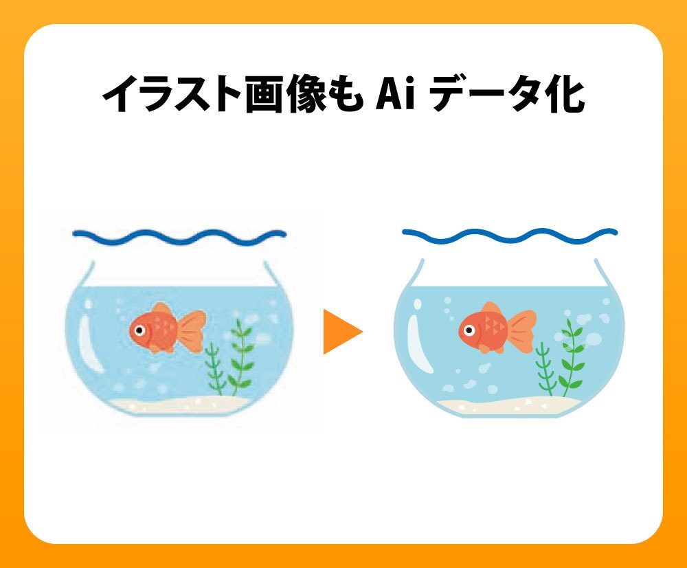 ロゴ、手描きのイラスト画像をデータ化します 画像から丁寧にトレースし、Aiデータにします！ イメージ3