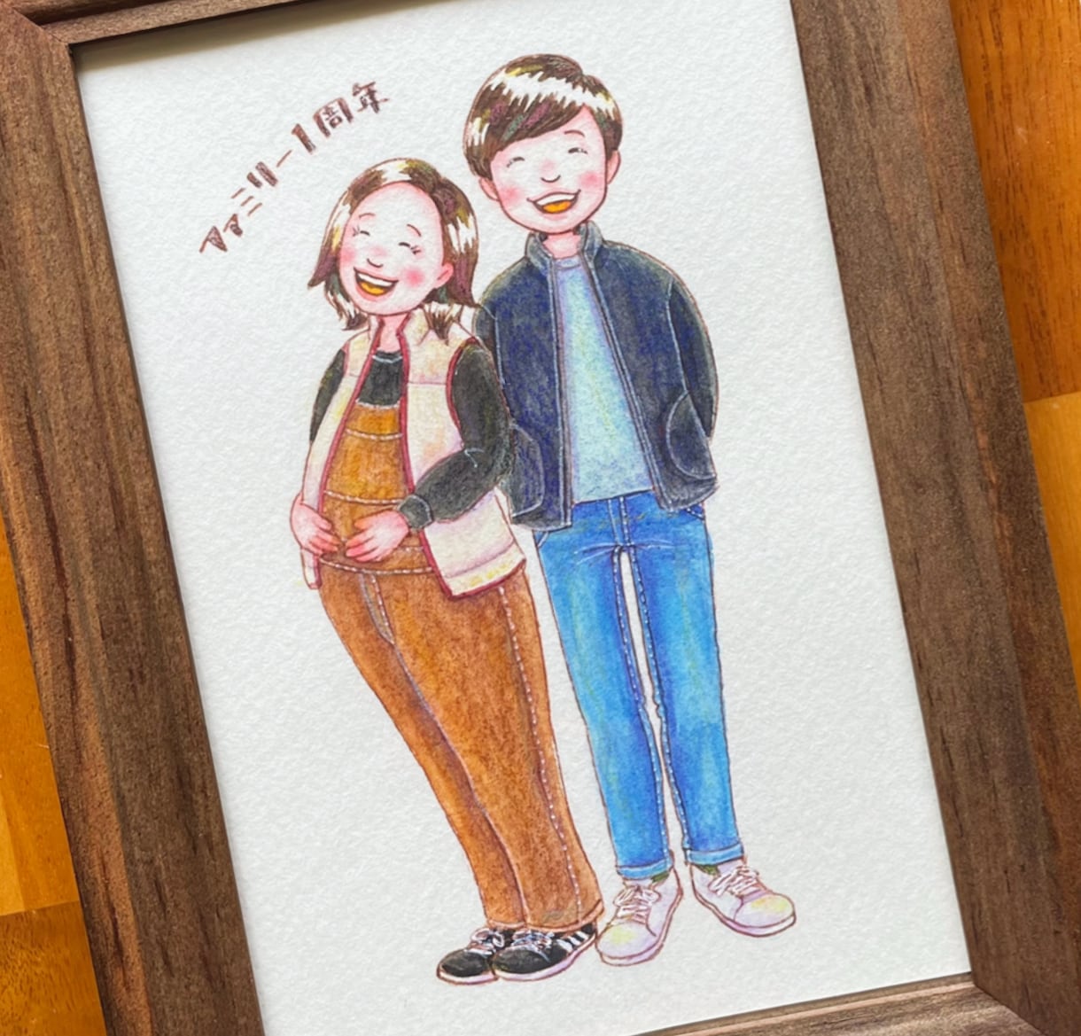 大人可愛い♡ナチュラルな似顔絵をお描きします 365日、たくさんの記念日に彩りを添えます❁ イメージ2