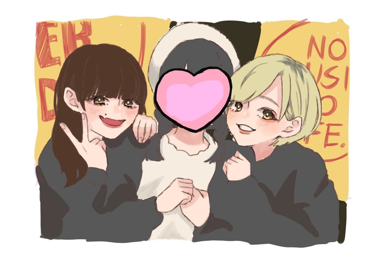 夢絵も可能！可愛い似顔絵お描きします プレゼントにも！お写真を元に似顔絵をお描きします☆ イメージ4