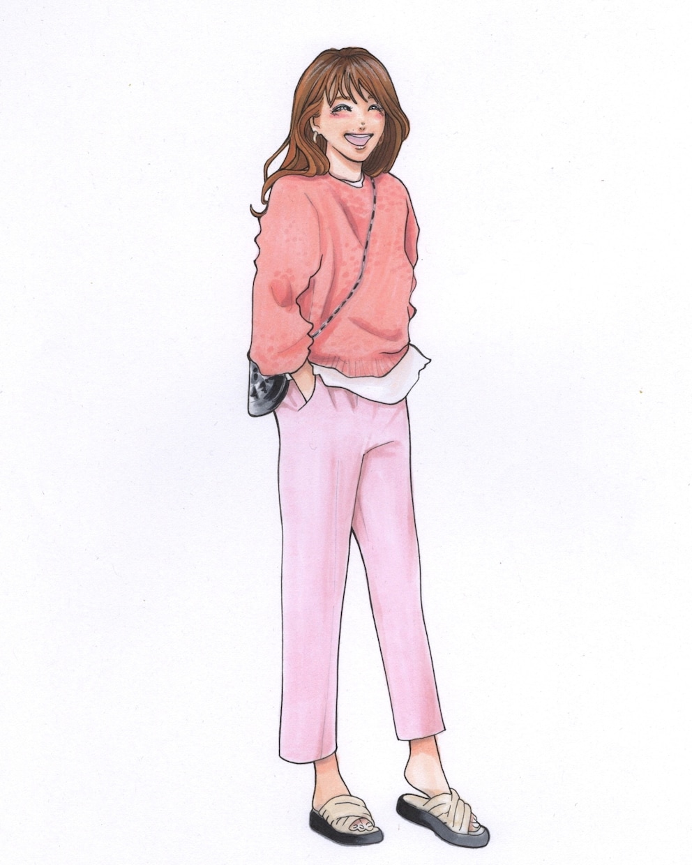 オシャレなファッションイラストお描きいたします 【飾りたくなるオシャレイラスト】 イメージ4