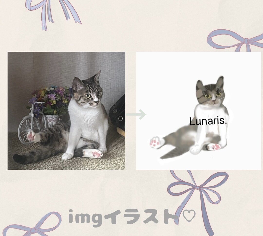 オーダーでつくる “うちの子スタンプ”制作します ペットの写真から素敵なLINEスタンプを制作します！ イメージ4