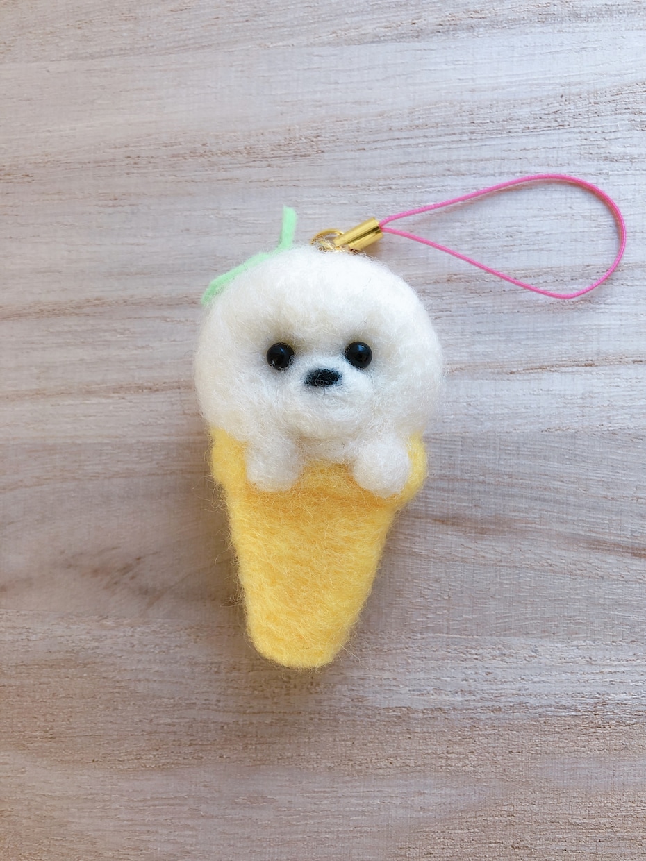 羊毛フェルトでキャラクターや動物を作ります 無料でキーホルダー、ブローチ、マグネットなどに出来ます！ イメージ1