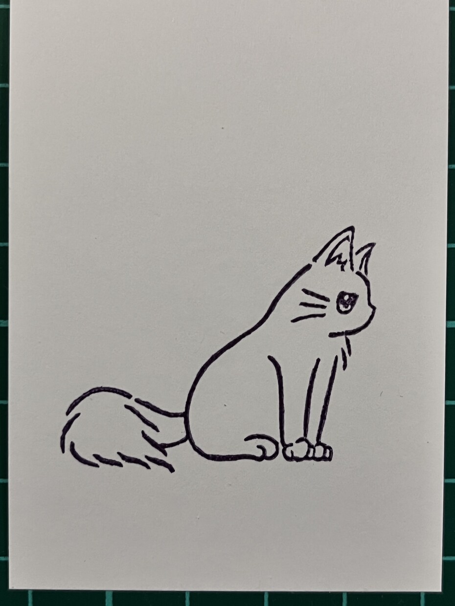 オリジナルの消しゴムはんこを作ります ●はがき1/2サイズに収まるはんこをお作りします！ イメージ5