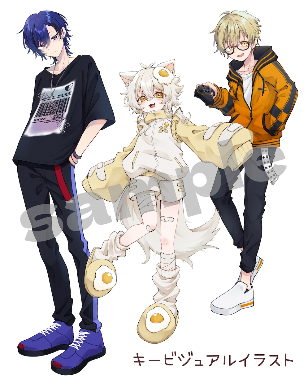 Vtuber向けLive2Dモデル制作致します シンプルなプランでわかりやすくご提供いたします。 イメージ8