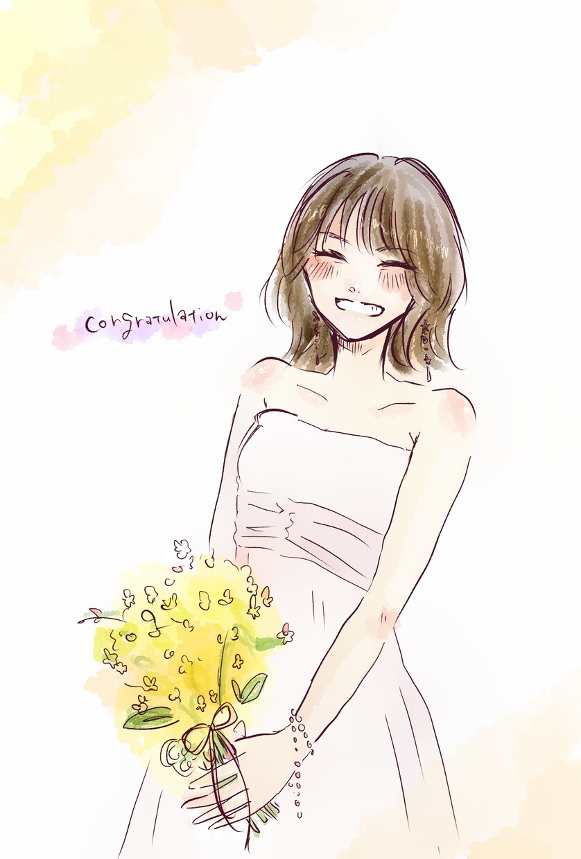 ゆるめなイラスト・似顔絵お描きします SNSのアイコンやウェディングイベントなどにご利用ください！ イメージ9