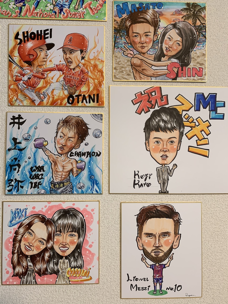 何かに燃える方の似顔絵描きます ☆ご自分に、贈り物に、輝く誰かの似顔絵を作成いたします。 イメージ9