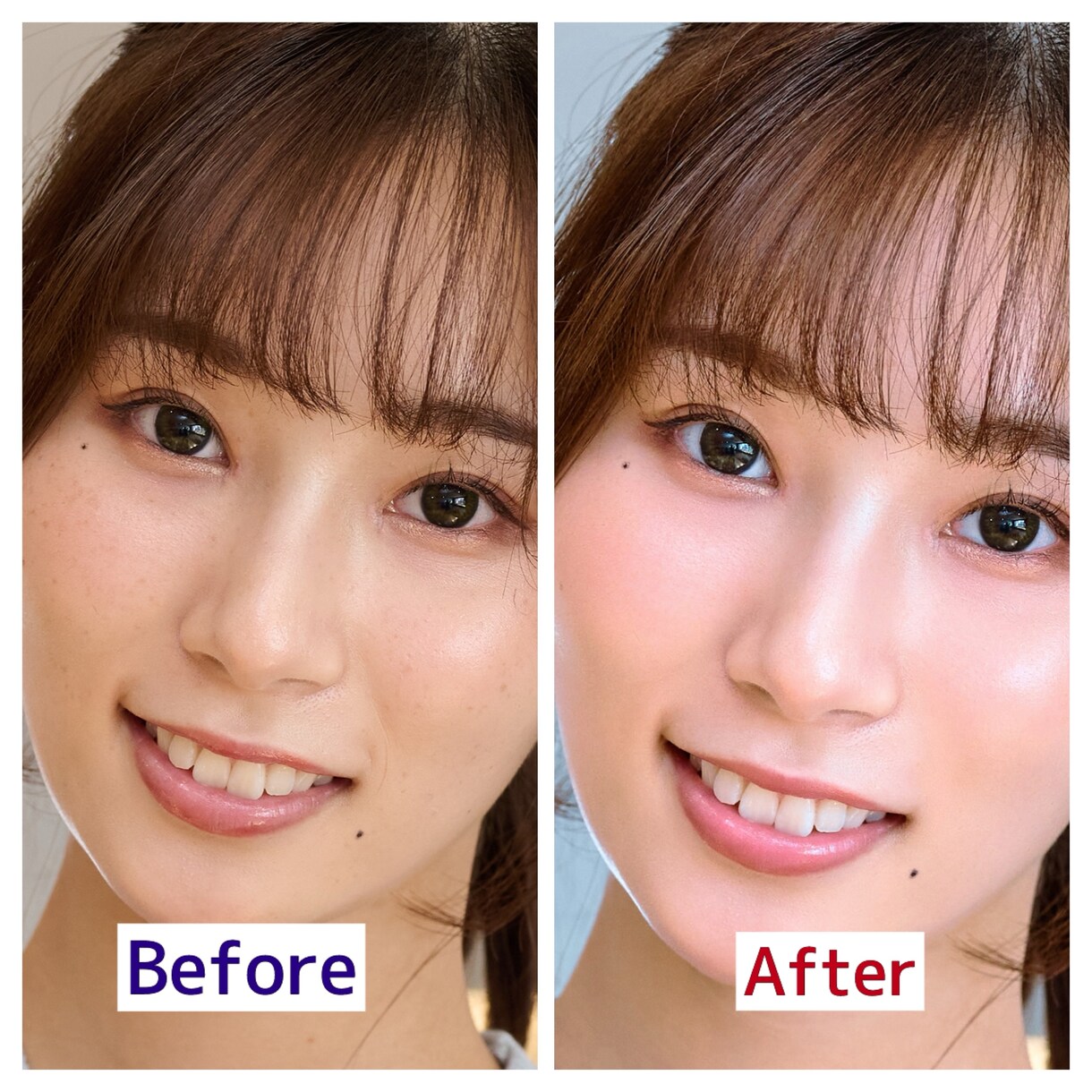 自然な美を、女性目線でレタッチします 人物写真の加工・レタッチで魅力引き出します イメージ4