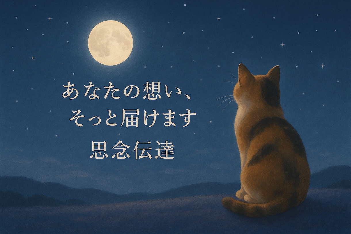 思念伝達いたします ⭐︎想いを伝えて願いの成就を後押し⭐︎ イメージ1