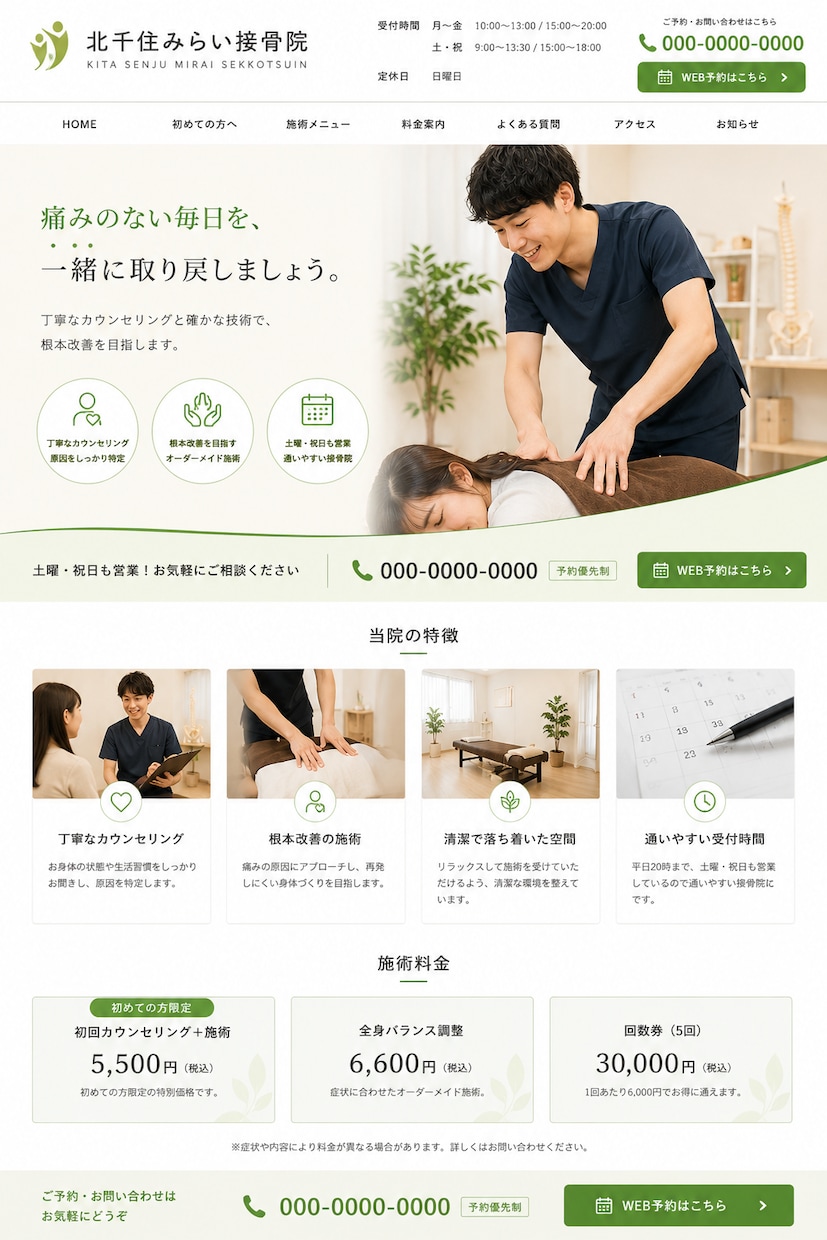 地域店舗・士業向けのホームページを制作します スマホで見やすく信頼感が伝わるHPを作ります イメージ2