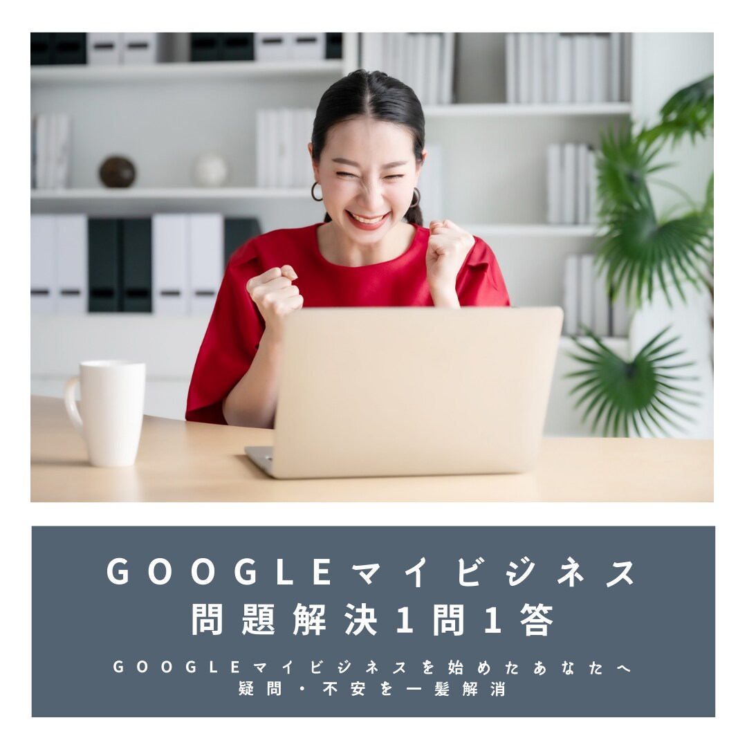 Googleマイビジネス運営のお悩みを解決します 疑問や不安・お悩みを一問一答、【一問限定】で一発解消。 イメージ1