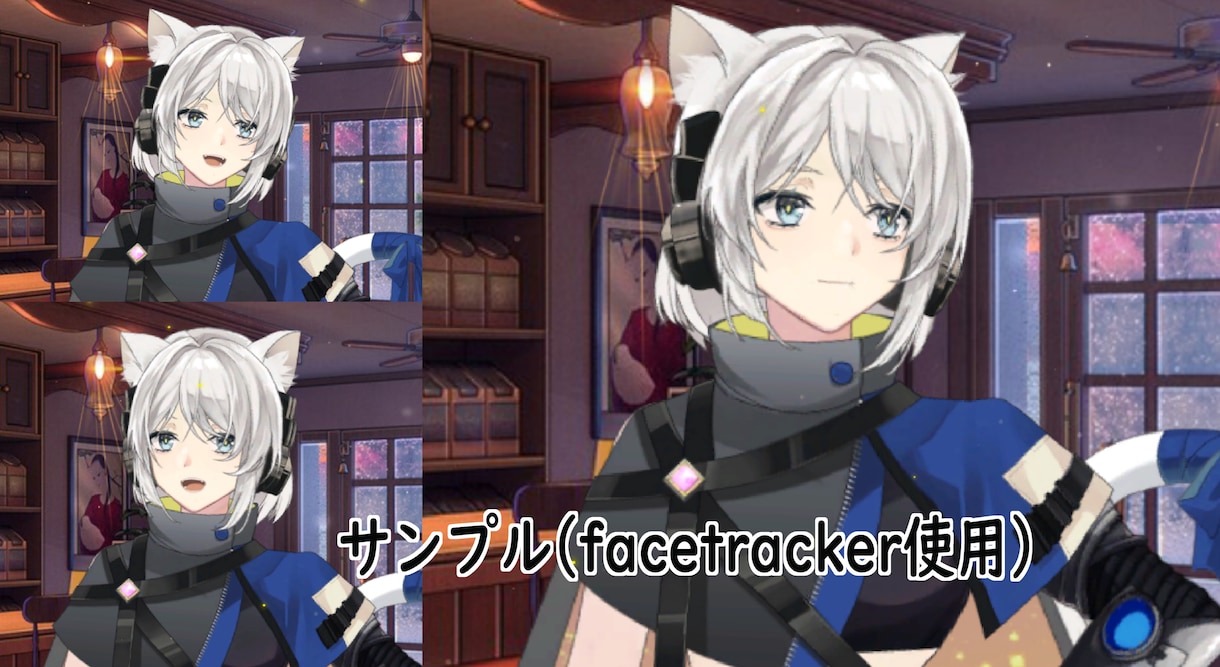 LIVE2Dキャラクターイラスト　承ります キャラクター立ち絵、パーツ分け含め、配信など、商用利用ＯＫ イメージ3