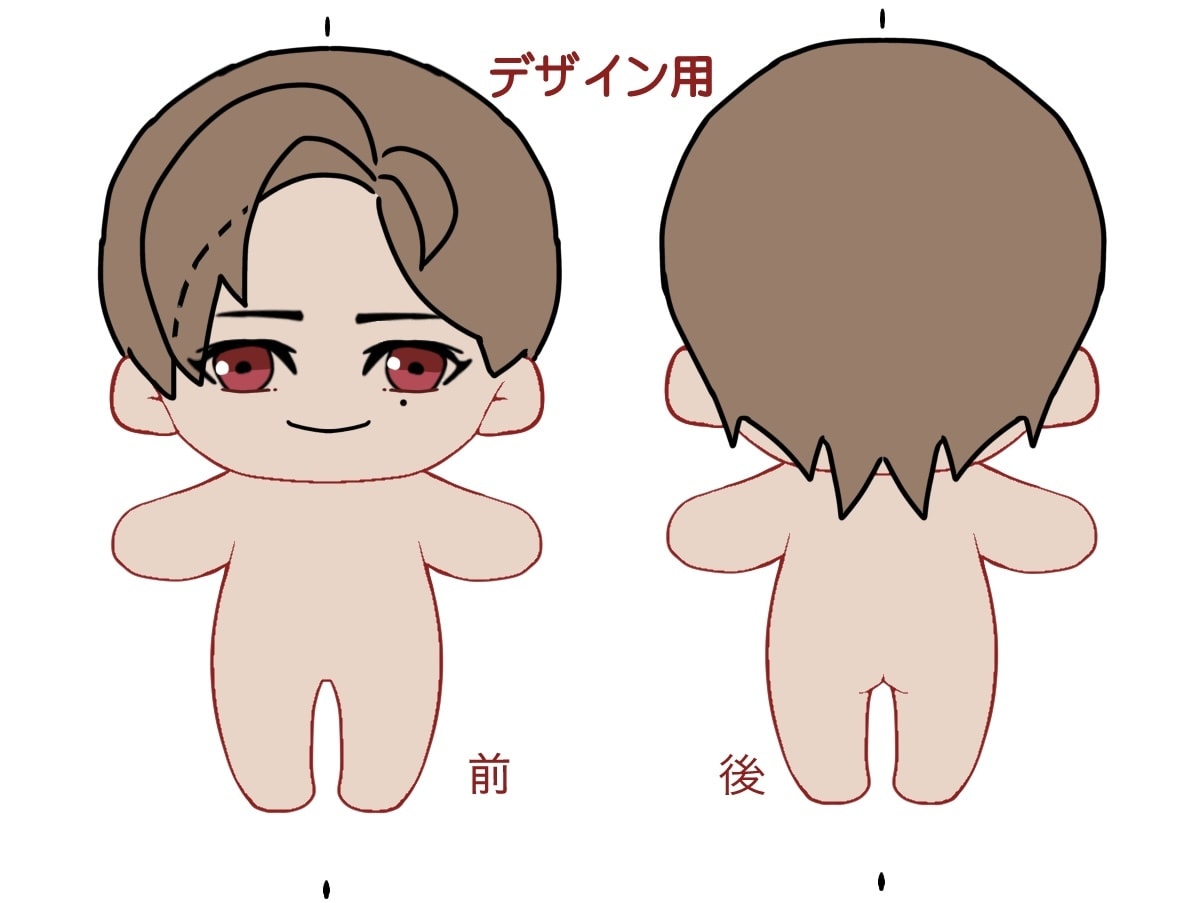 あなたの推しをぬいぐるみイラストにします これからぬいぐるみ作成する方のお手伝いをします！ イメージ4