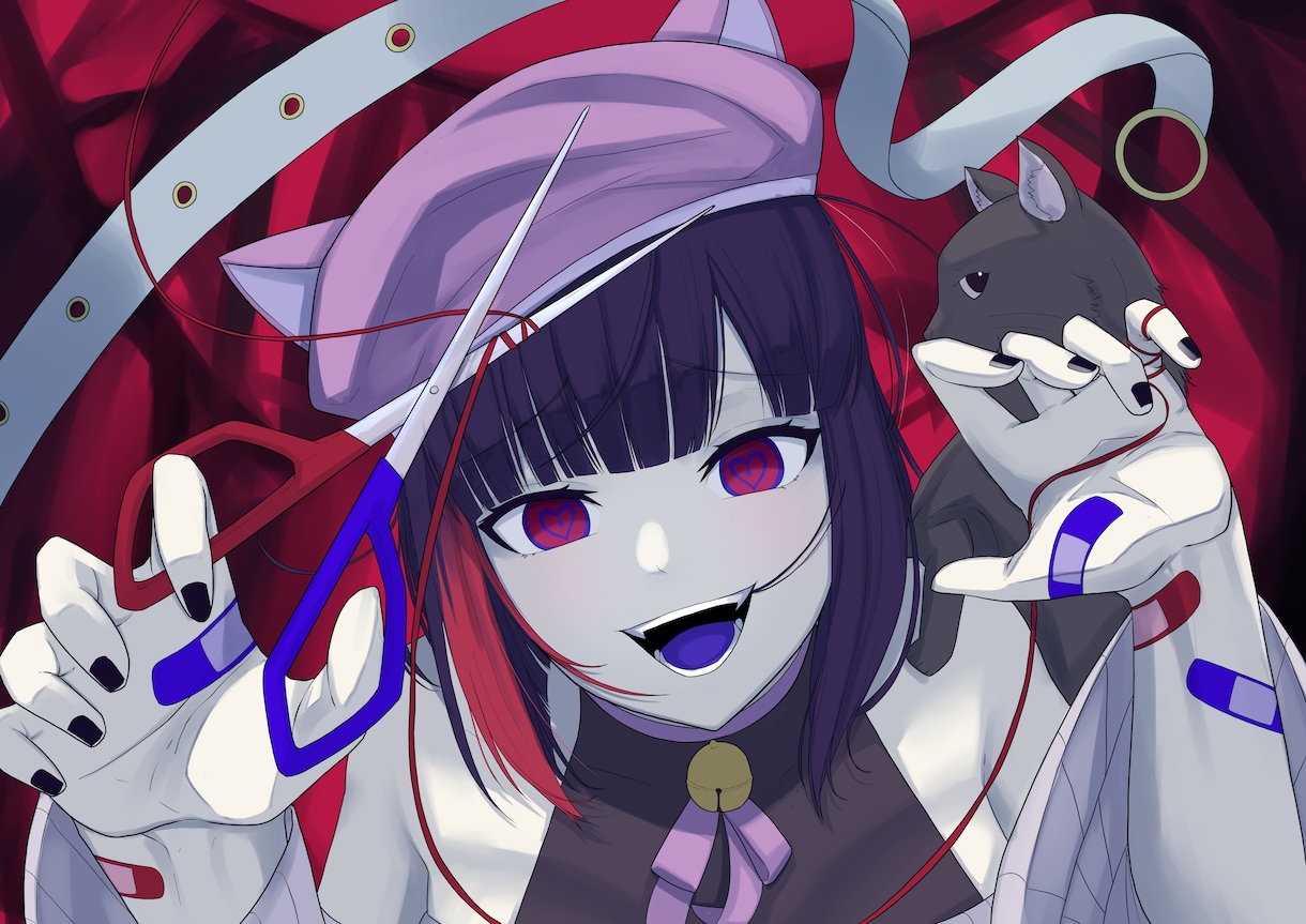 アイコンや動画サムネ・歌ってみたイラスト制作します キャラデザインや背景込みでもお受けできます！ イメージ5