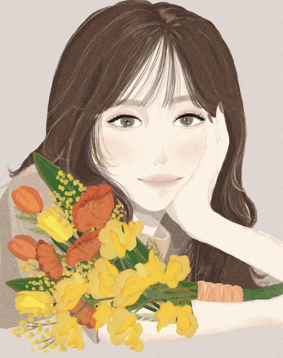 商用可◎ムードのあるアイコン描きます ⚫︎かわいいだけじゃない、ムードを感じるアイコンイラスト⚫︎ イメージ1