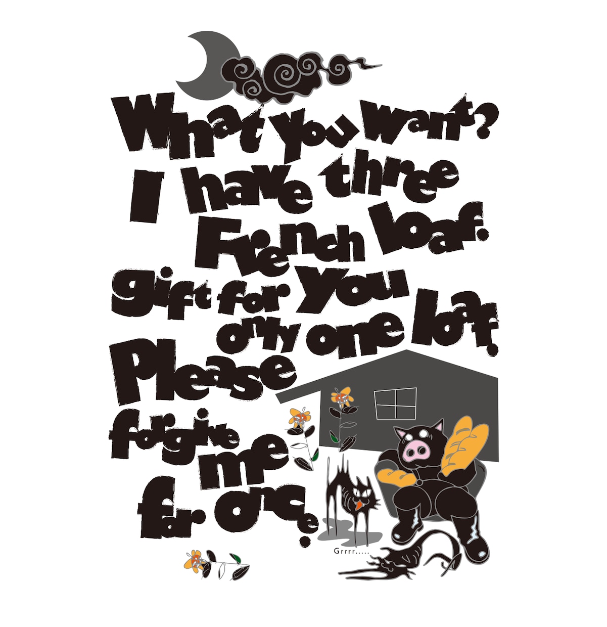 Tシャツイラストデザイン作成します 手書きイラストでパンク系から子供向けキャラまで イメージ9