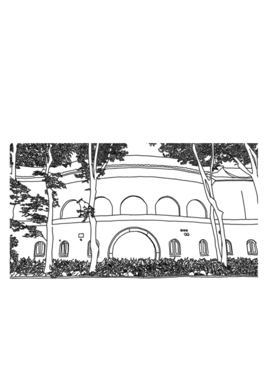 風景や建物（結婚式場）の外観内装の線画を作成します 自身の結婚式ペーパーアイテム作成経験を活かした線画イラスト イメージ3