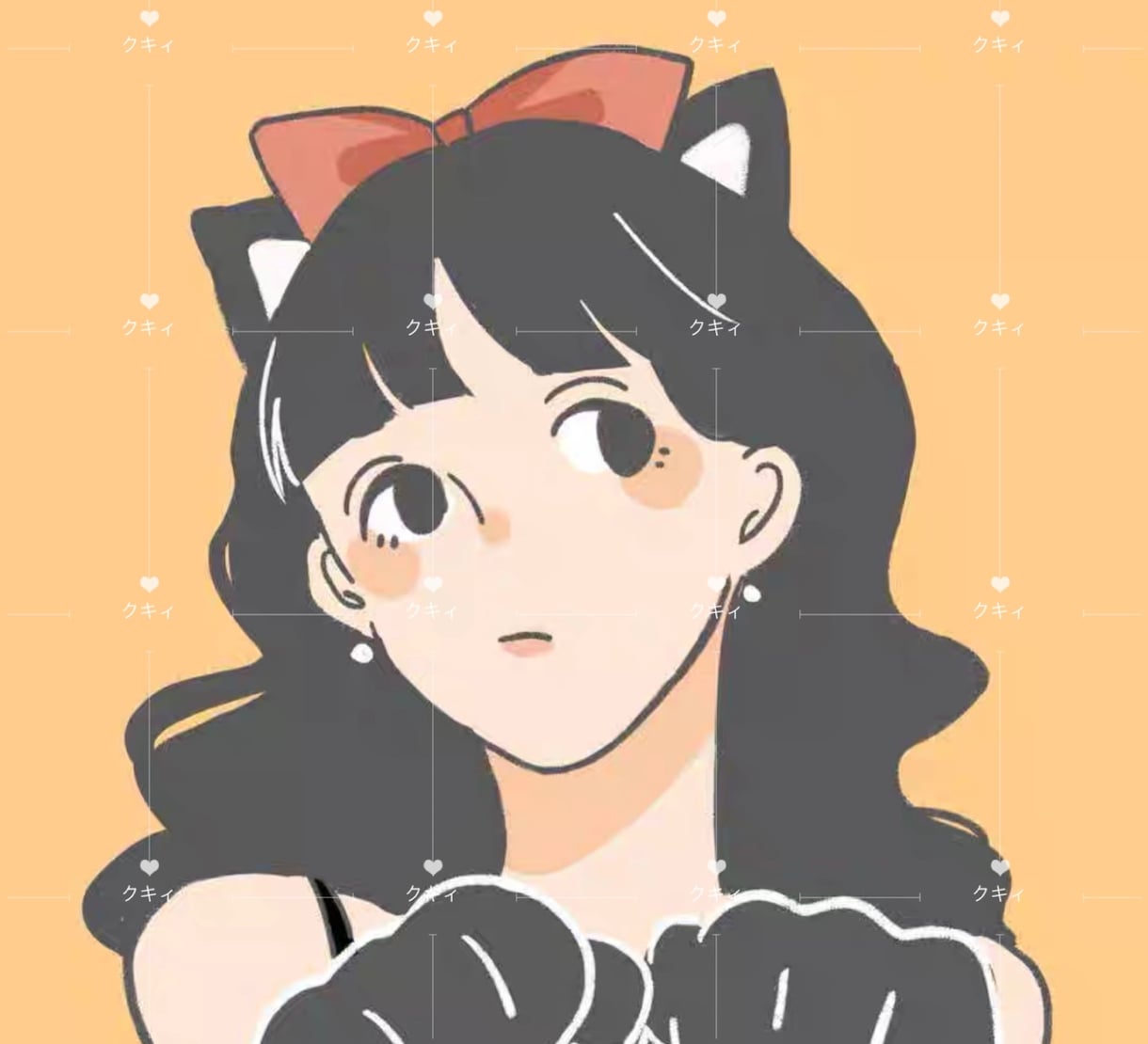 可愛い似顔絵のアイコンを制作いたします ふんわり可愛い似顔絵をぜひアイコン・プレゼントにどうぞ！ イメージ1