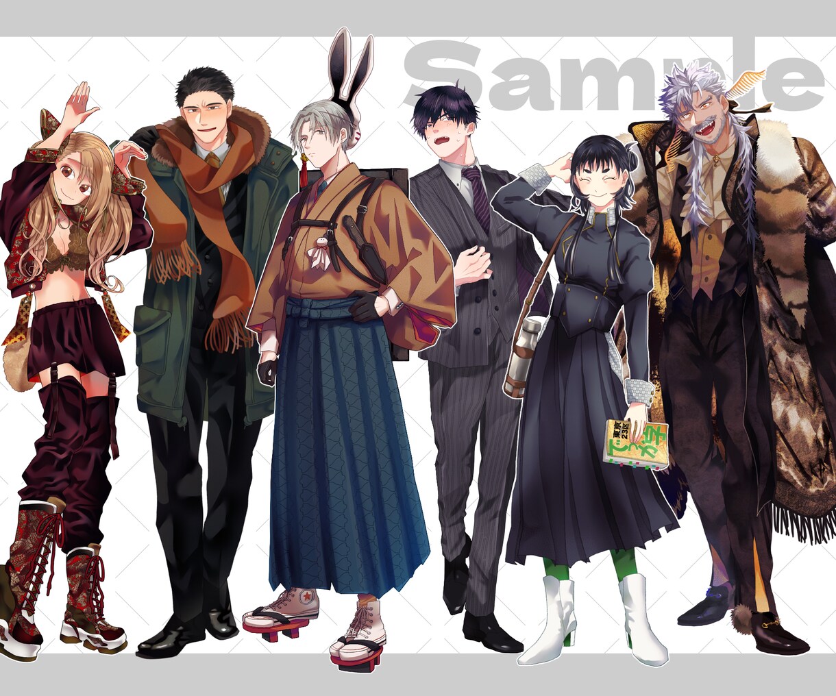 TRPGなどで使用できる立ち絵イラスト制作します TRPG、映像制作、配信等でご利用いただけます！ イメージ5