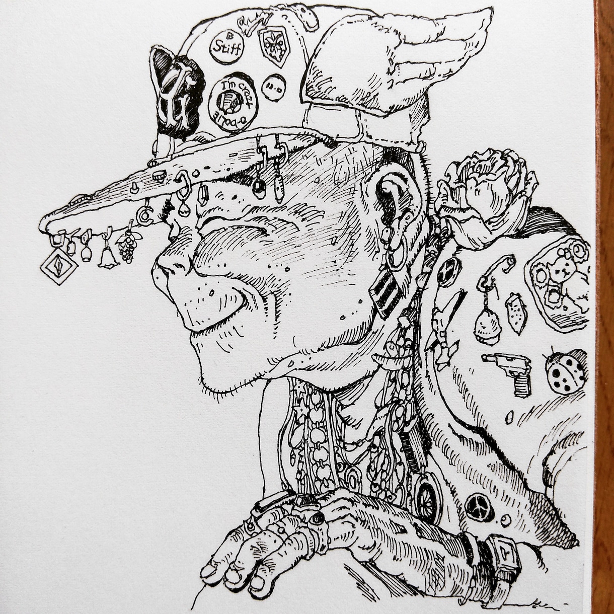 ハガキサイズ位までのイラスト描きます メカ物から人物など出来る範囲で描きます イメージ9