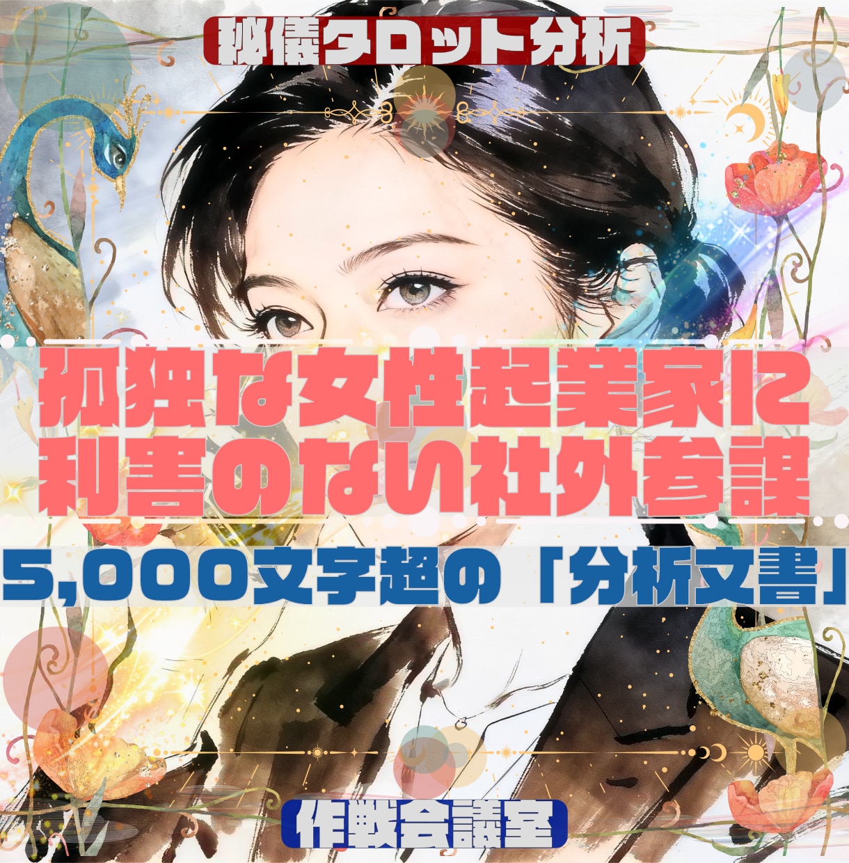 5,000文字超の「仕事分析」の鑑定書を納品します ★「大丈夫」の気休めより「どう動くか」を知りたい女性起業家へ イメージ4