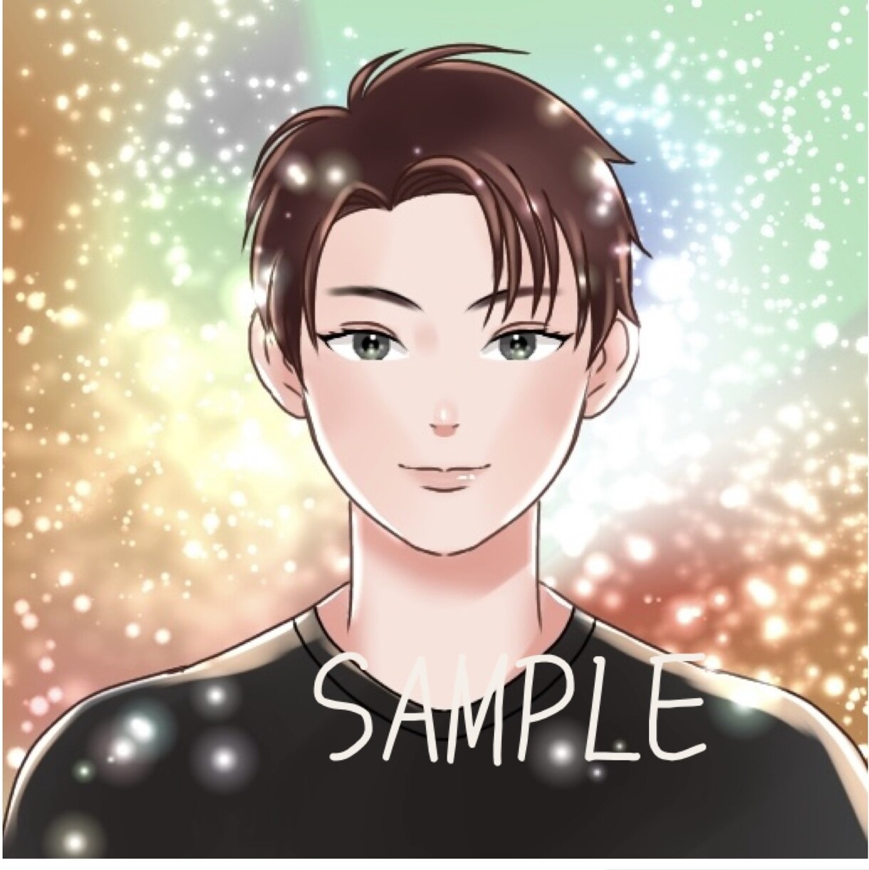 お写真から似顔絵やイメージからオリキャラ制作します 似顔絵 オリキャラ アイコンイラスト かわいい リアル イメージ4