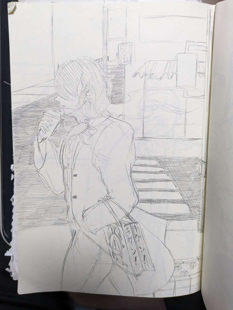 アナログでイラスト描きます 簡単でかわかっこいいイラスト、アナログイラストが欲しい方へ イメージ7