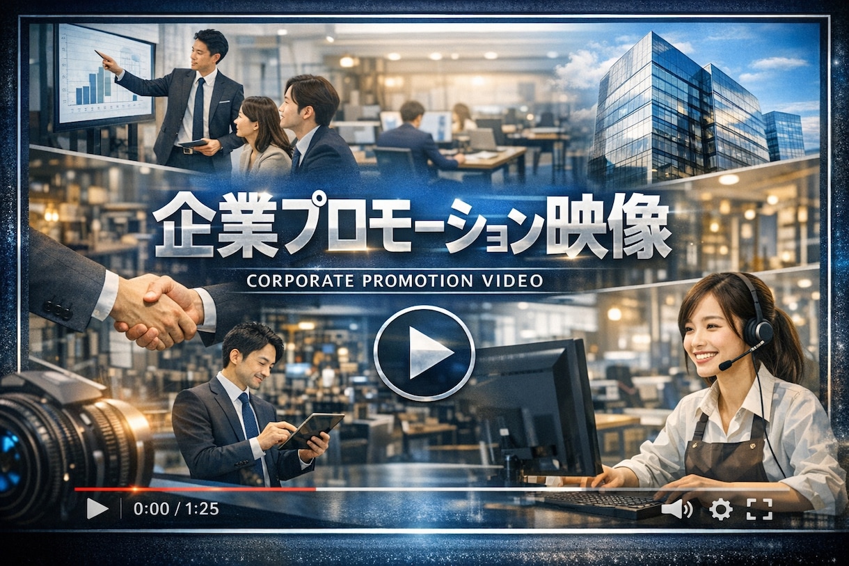 企業PR映像を撮影から丁寧に制作します 会社の魅力や強みが伝わる映像に仕上げます イメージ1
