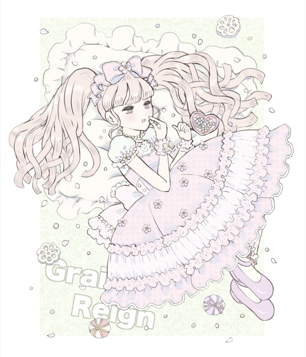 可愛い女の子アイコン描きます 甘ロリ・ガーリー系SNSアイコン制作 イメージ4