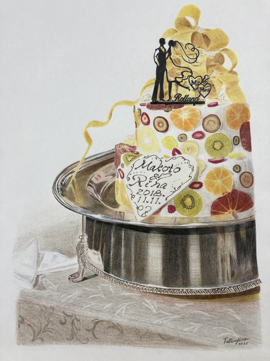 色鉛筆で、あなたが描いて欲しい絵を描きます あなたが大切にしている人や動物、モノなどを絵で残しませんか。 イメージ9