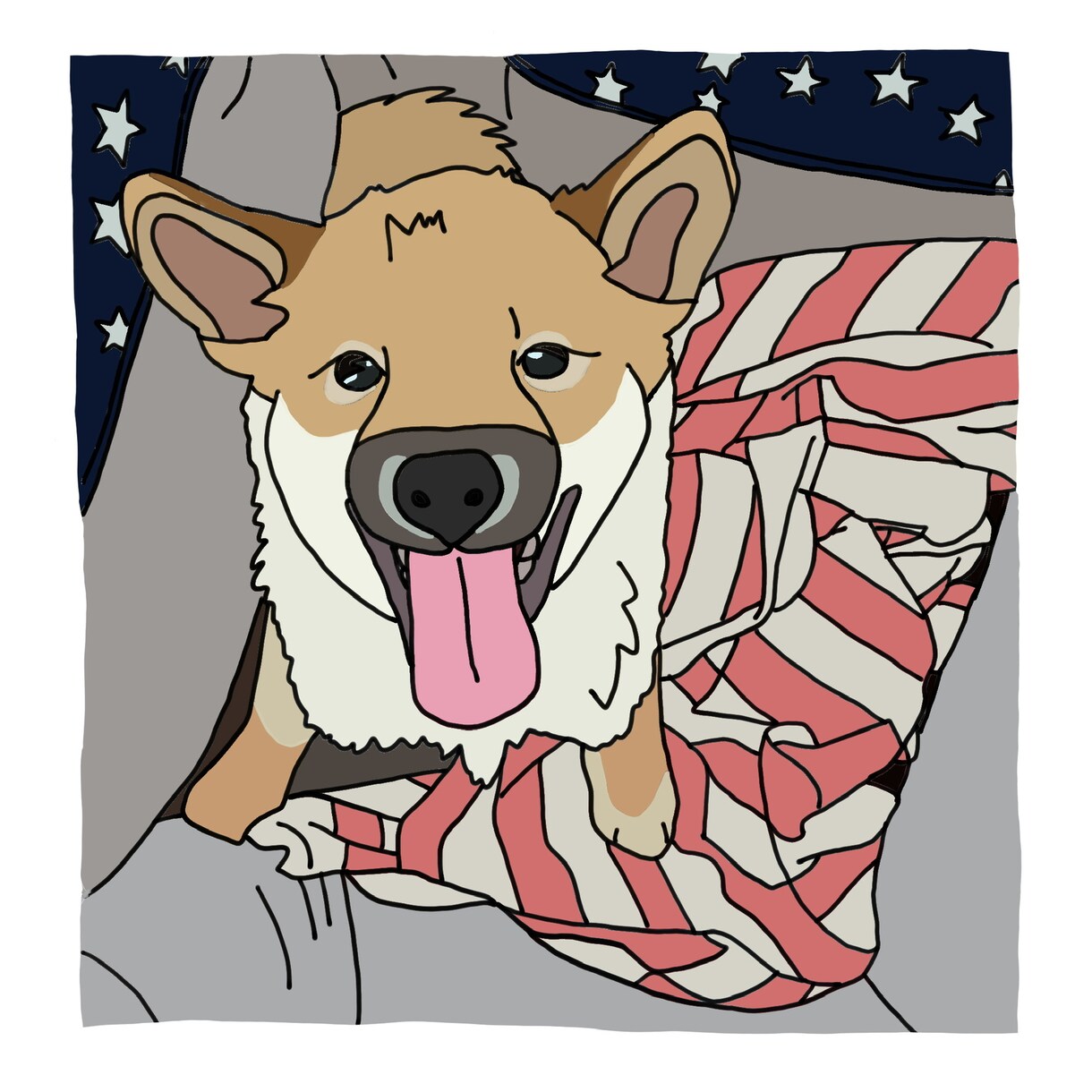 最安値★イラスト化のご依頼承ります 〜思い出の写真をイラストにして残しませんか？アイコン用もok イメージ3