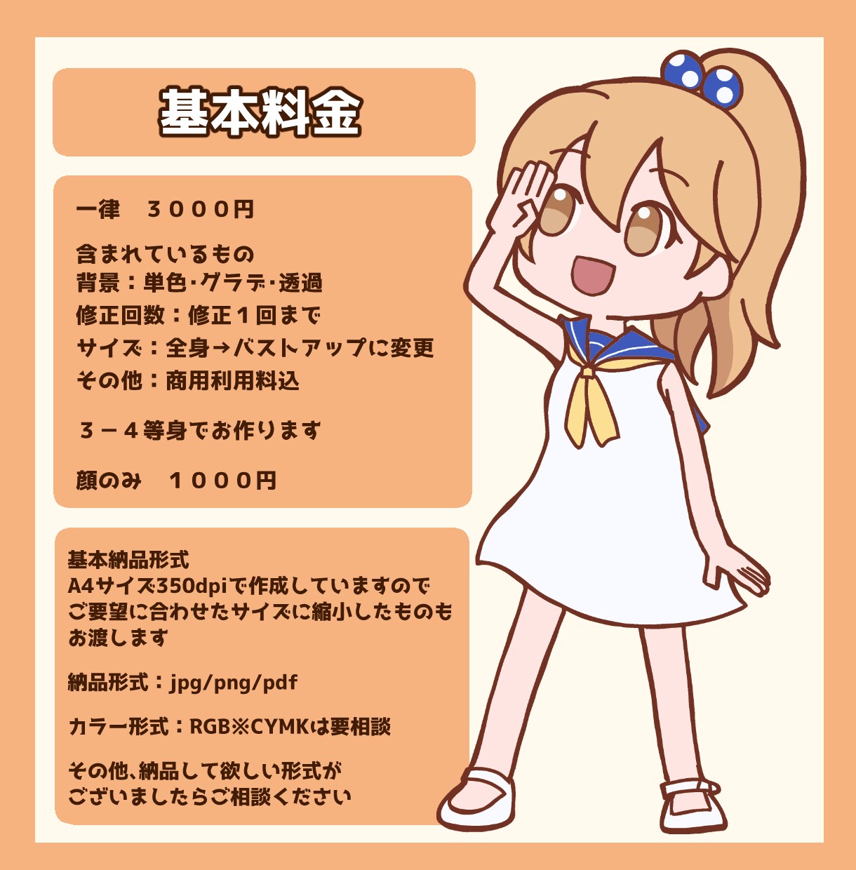 ポップでかわいいデフォルメキャラお描きします 商用利用可☆グッズやSNS運用、配信などにお使いいただけます イメージ2