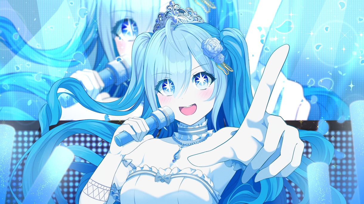 歌ってみた・オリジナルMVイラスト描きます 個人・企業案件実績有　初めての方でも安心してご依頼ください！ イメージ8