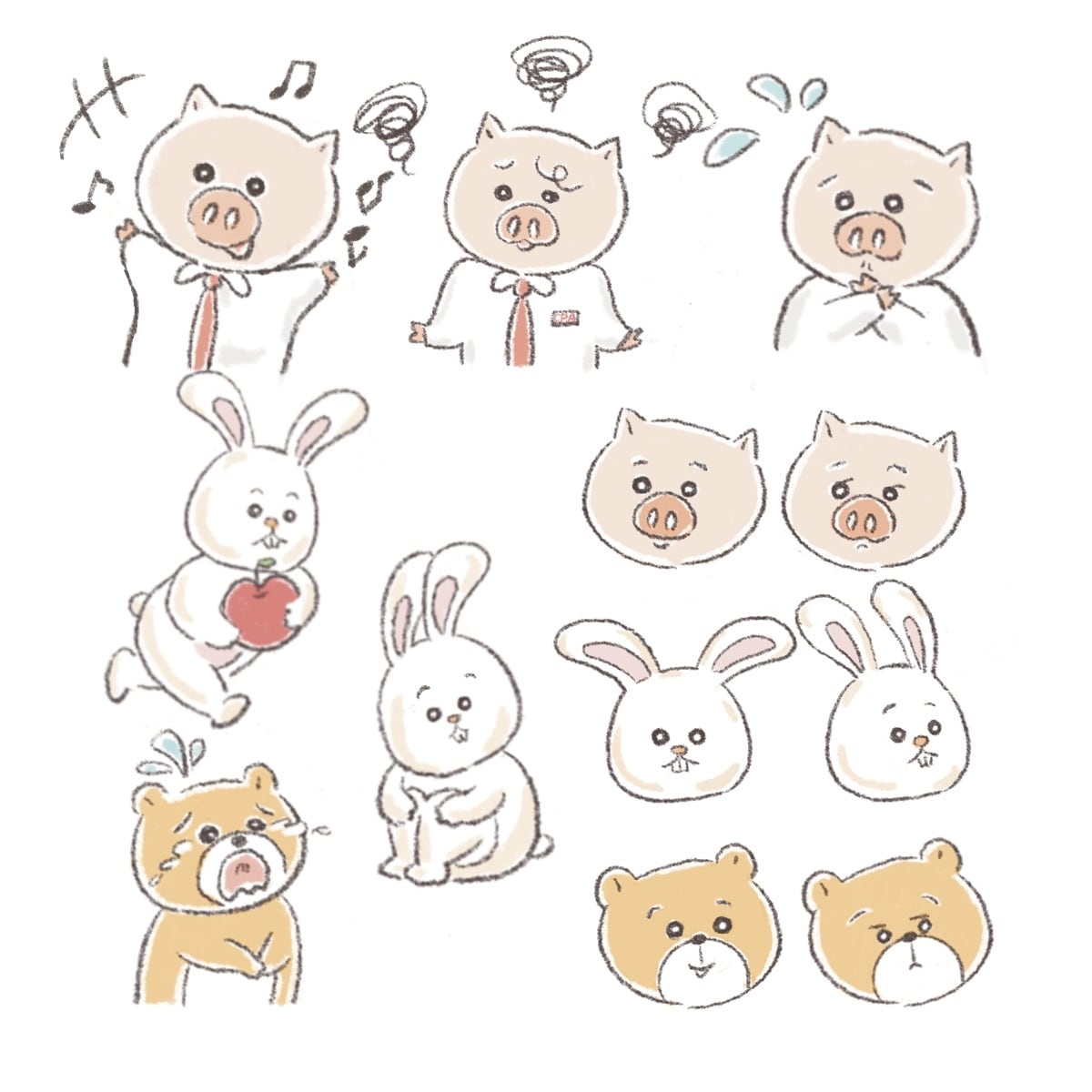 ほっこり、癒しのイラスト描きます プレゼン資料や子育て、教育関連のイラストにピッタリ！ イメージ6