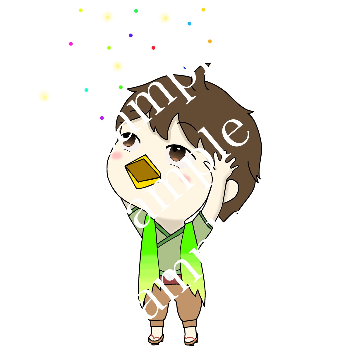 ほわほわミニキャラお描きします あなたのイメージするミニキャラ教えてください☆ イメージ1