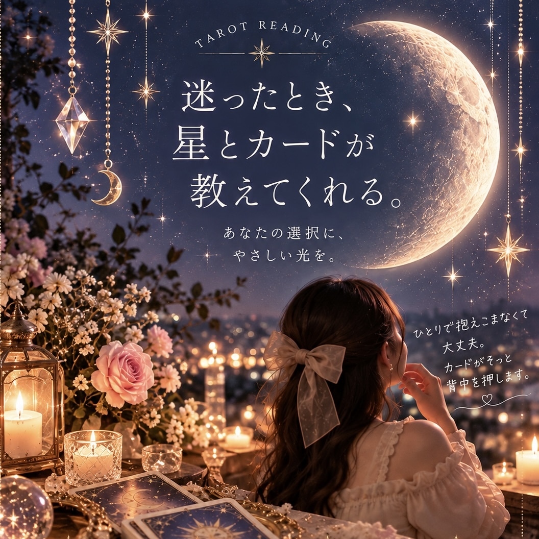 タロットで今のあなたを読み解きます 誰にも言えない恋や悩みをカードに預けてみませんか イメージ3