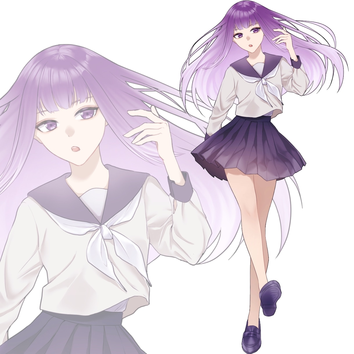 TRPGやゲーム用等に！キャラ立ち絵お描きします 様々な雰囲気のキャラ対応します！お気軽にご相談ください♪ イメージ6