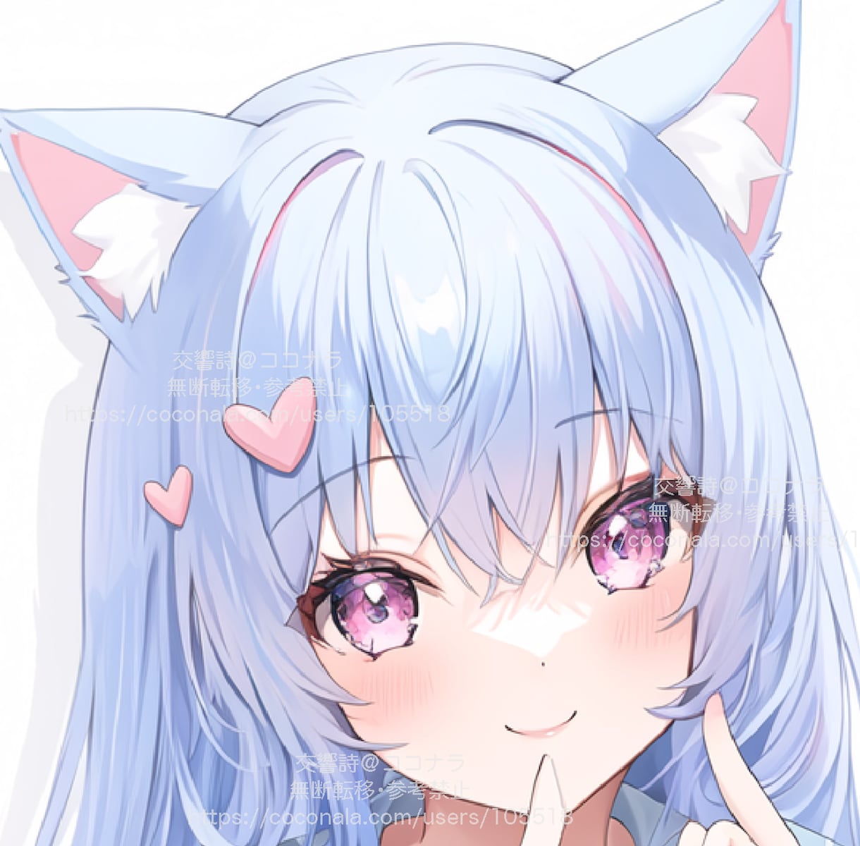 萌えかわいいイラストアイコン☆お任せ制作します あなただけの可愛いハイクオリティーな美少女イラストを制作 イメージ1
