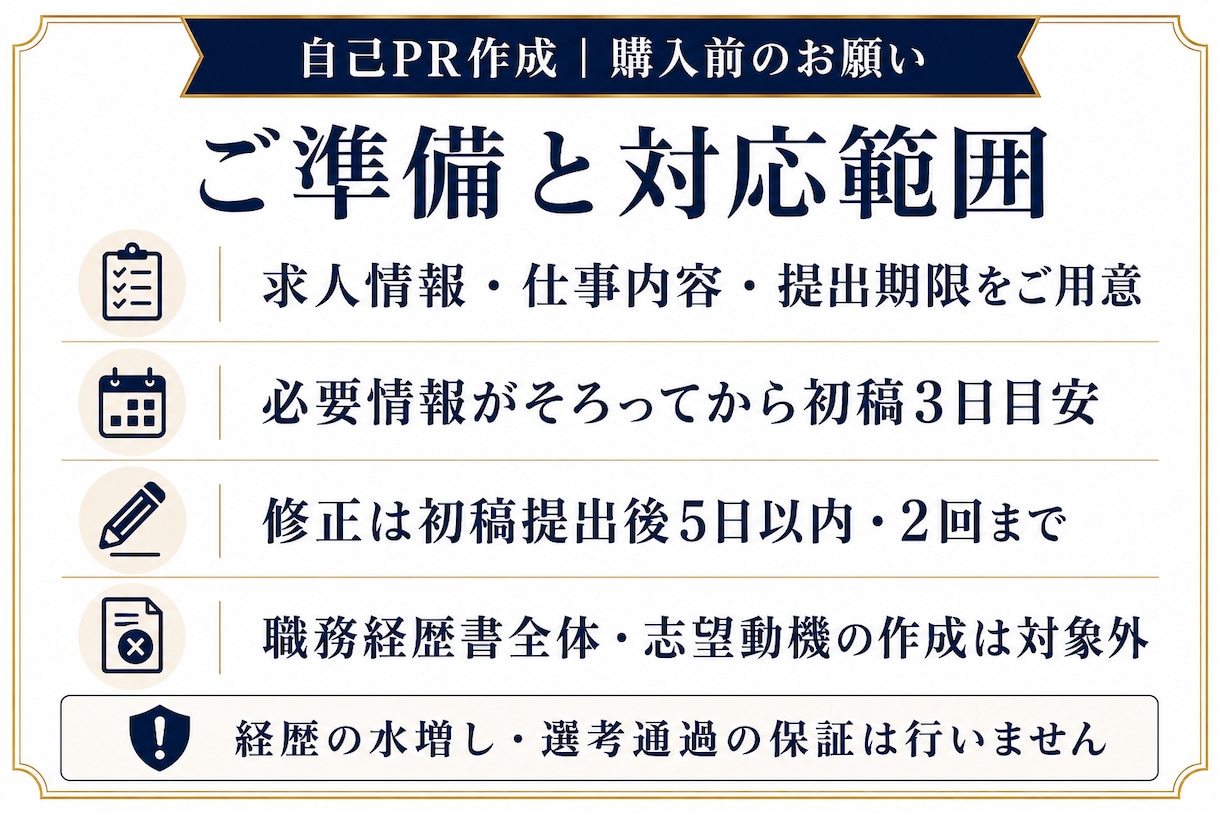 40代50代の経験から自己PRを作成します 実績が思いつかない方も、仕事の工夫から強みを整理 イメージ5