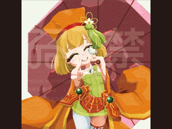 かわいい主線なしイラストを描きます 劣化しないキャラクターイラストはいかがでしょうか イメージ3