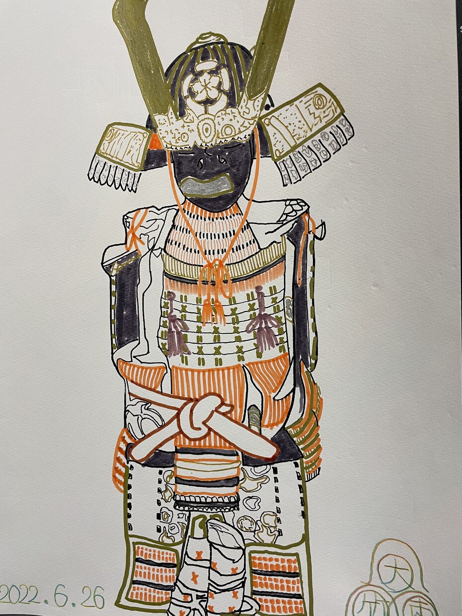 部屋に気軽に飾れます 線などは描かずに、一筆描きの、世界に一つしかない絵画 イメージ9