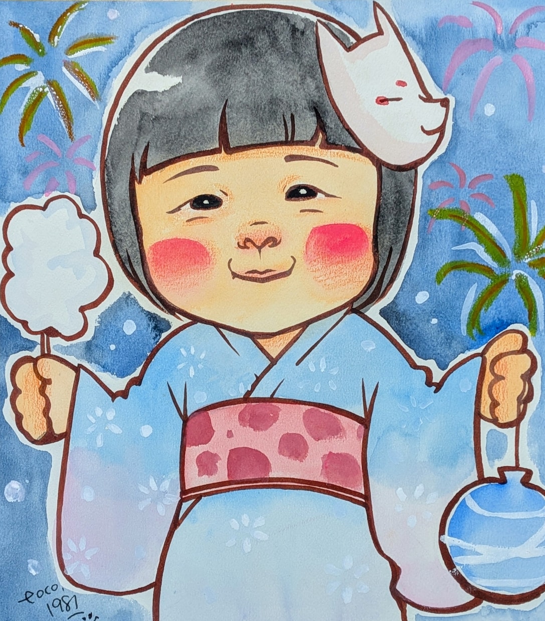 ポップな似顔絵お描きします デフォルメすぎない、リアルすぎない、可愛すぎる似顔絵♡ イメージ4