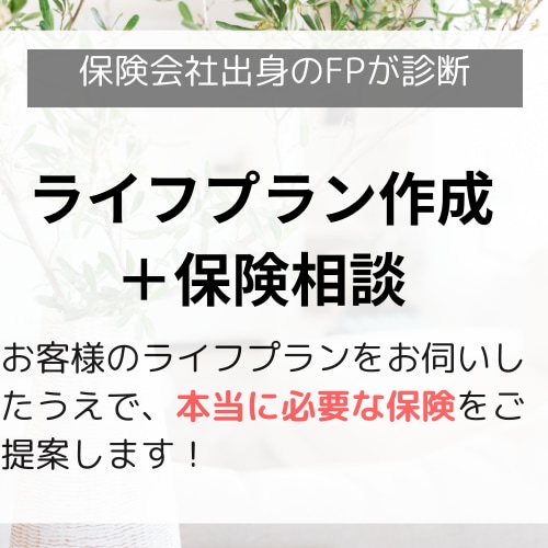 ライフプランを作成して最適な保険を提案します 営業に言われるがままではなく、本当に必要な保険を選びましょう イメージ1