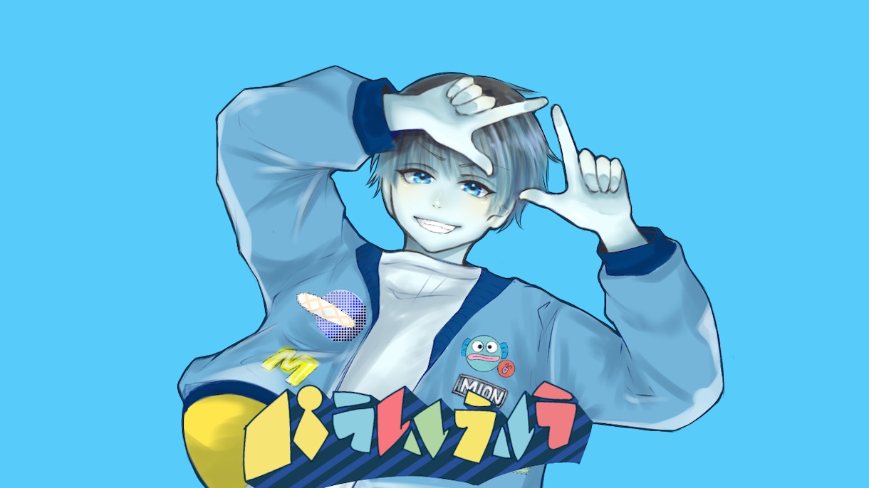 歌みたのサムネ作成します 本家の再現しながら、オリジナル感で目を惹くイラスト描きます イメージ1