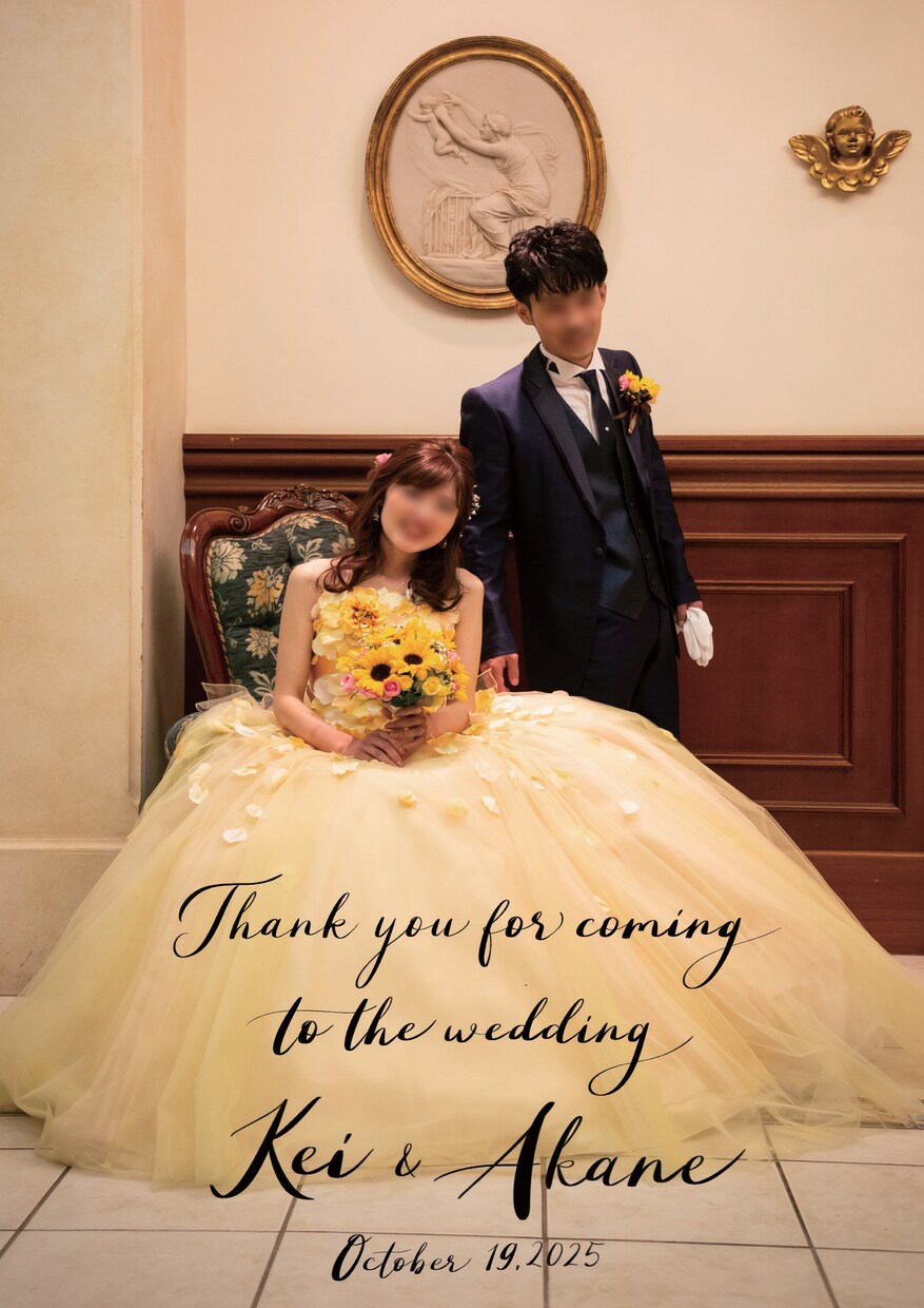 A3サイズパネル張り送料込み！ボード作成します 結婚式ウェルカムボードおしゃれに仕上げます♪ イメージ1