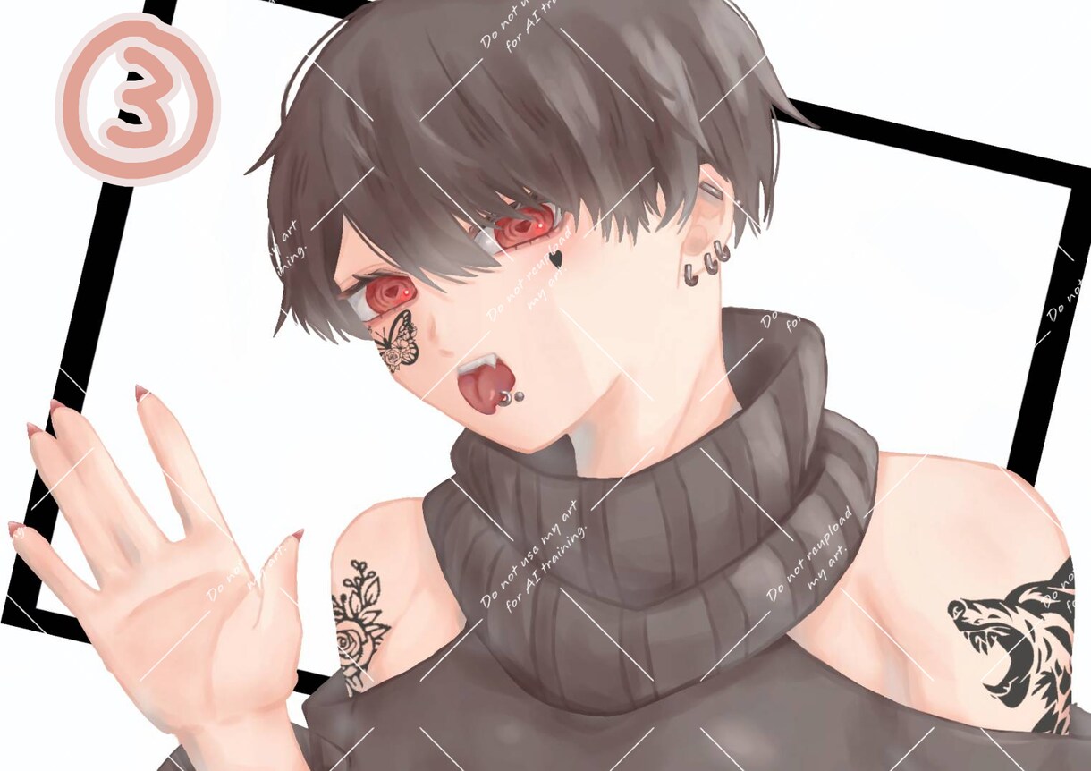 SNSアイコンや1枚絵書きます あなただけの最高なイラスト描きます イメージ4
