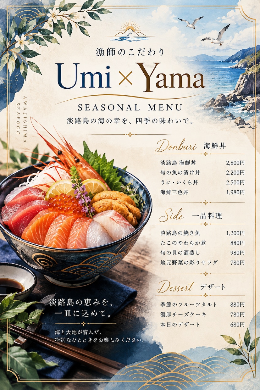 飲食店・カフェのメニュー表を制作します お店の雰囲気に合わせて見やすく丁寧に仕上げます イメージ3