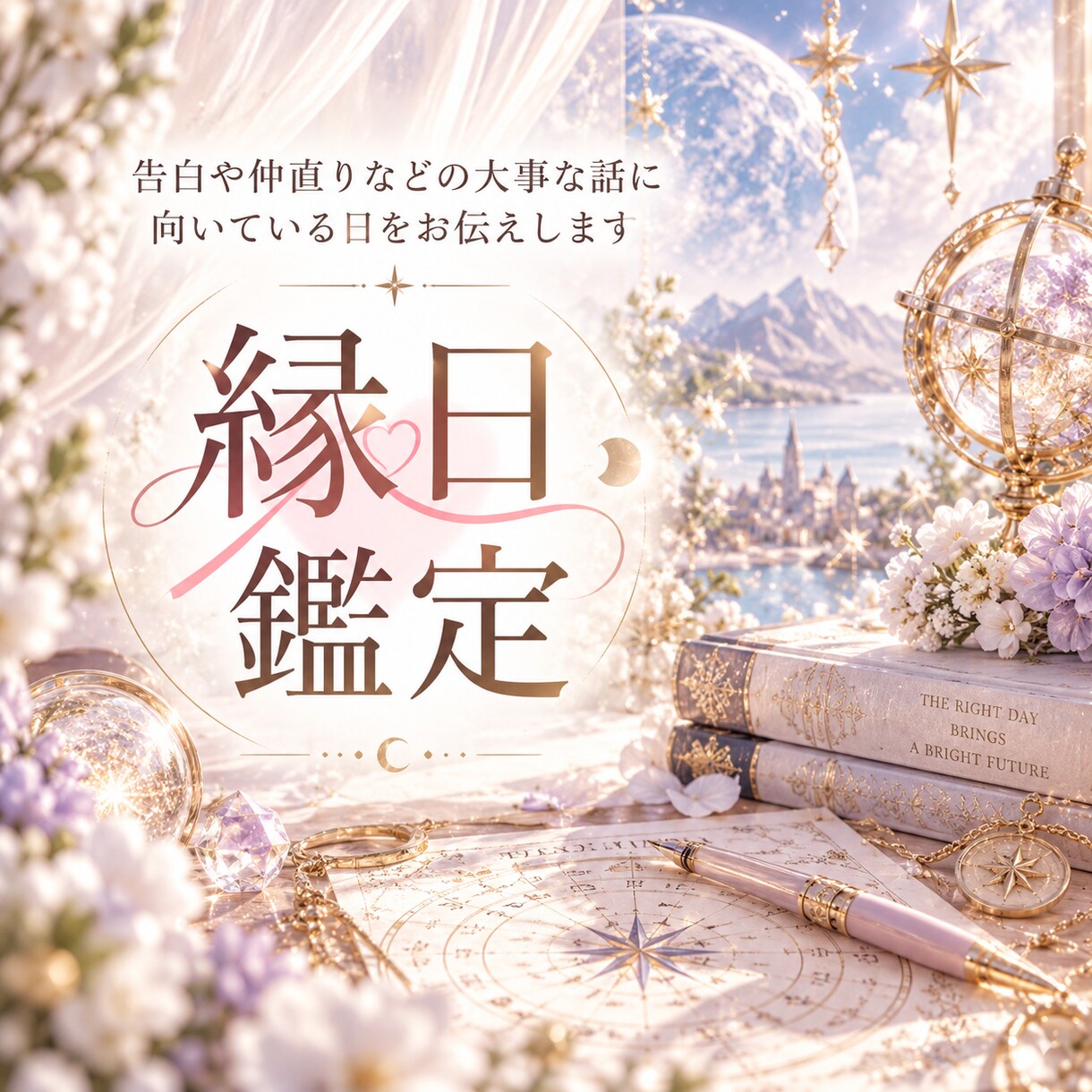 仲直りや告白など❣️大切な話に良い日取りをみます 運気で成功率の後押し✨あなたの想いを伝える大切な日選定します イメージ2