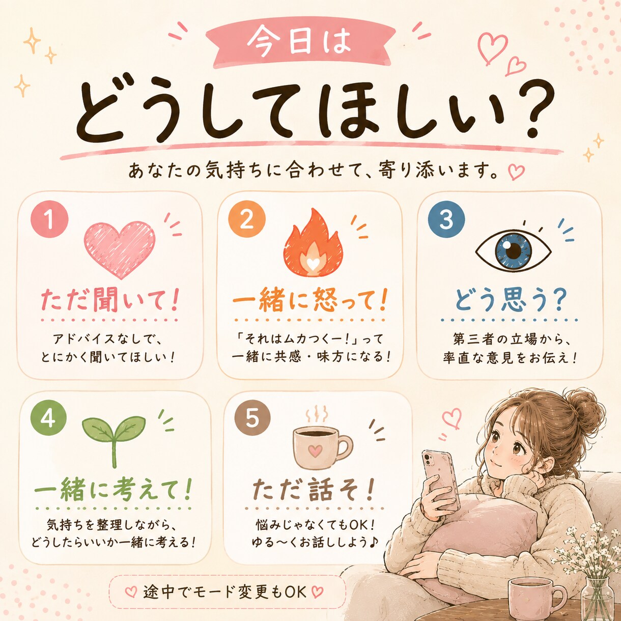 ママの本音、全部聞きます 旦那・子育て・人間関係…ここだけは本音でOK イメージ2