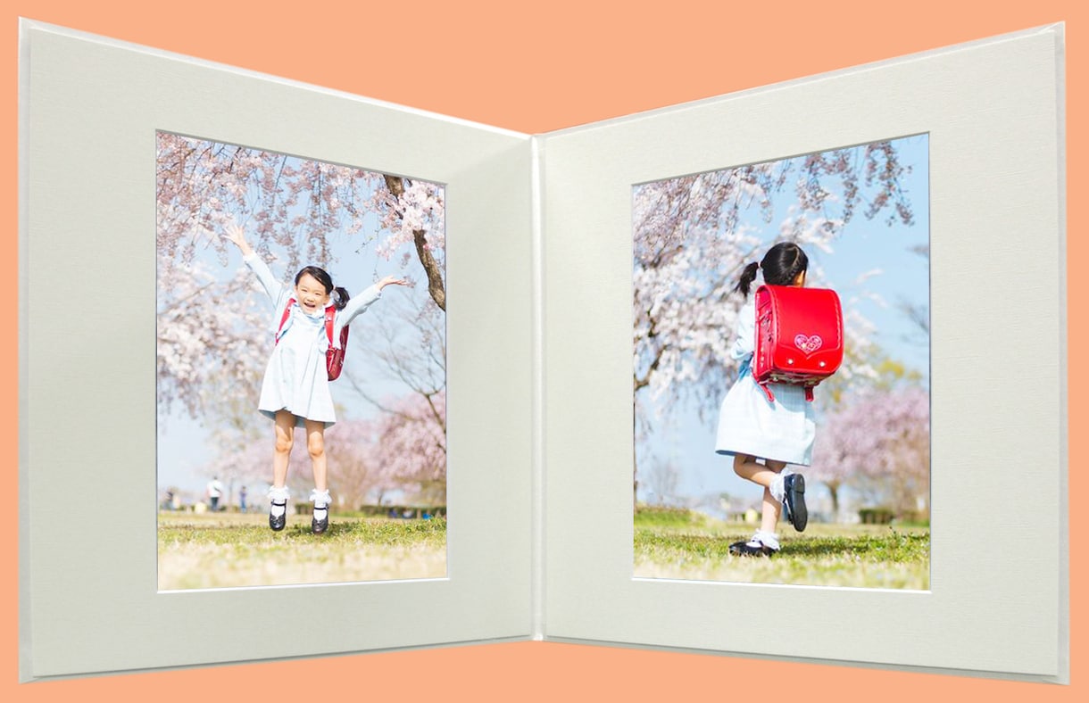 アルバム写真台紙を作成します 入学・卒業　想い出の写真を綺麗な写真台紙に イメージ1
